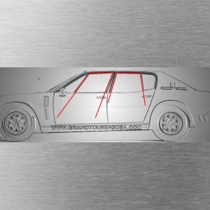 Channel, Side glass - Iso Rivolta S4 & Fidia