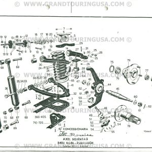 Tavola 54 - Front suspension